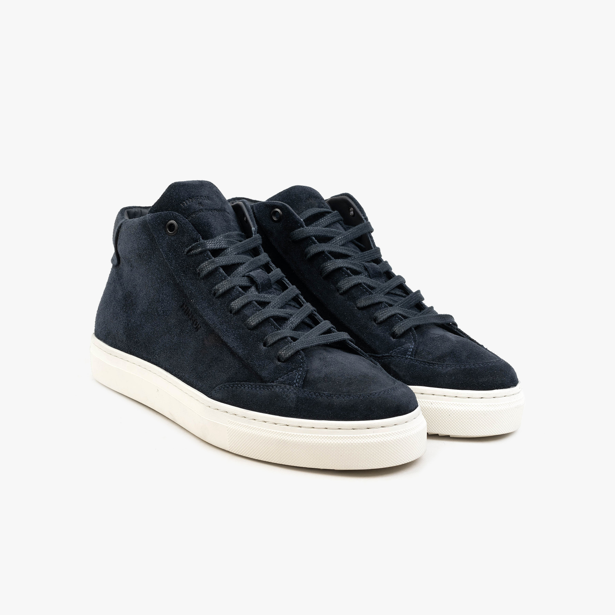 Malton Classic High Top Navy Suede