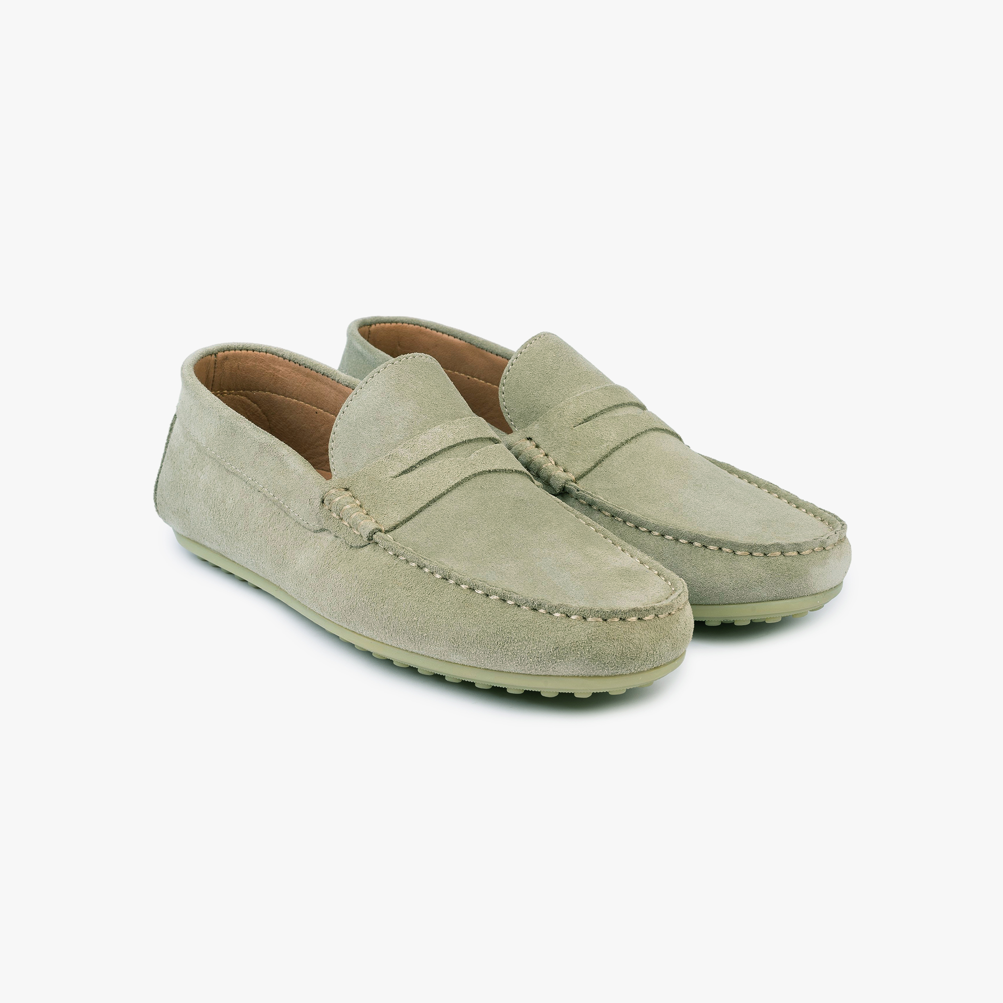 Bjorn Loafer Green Suede