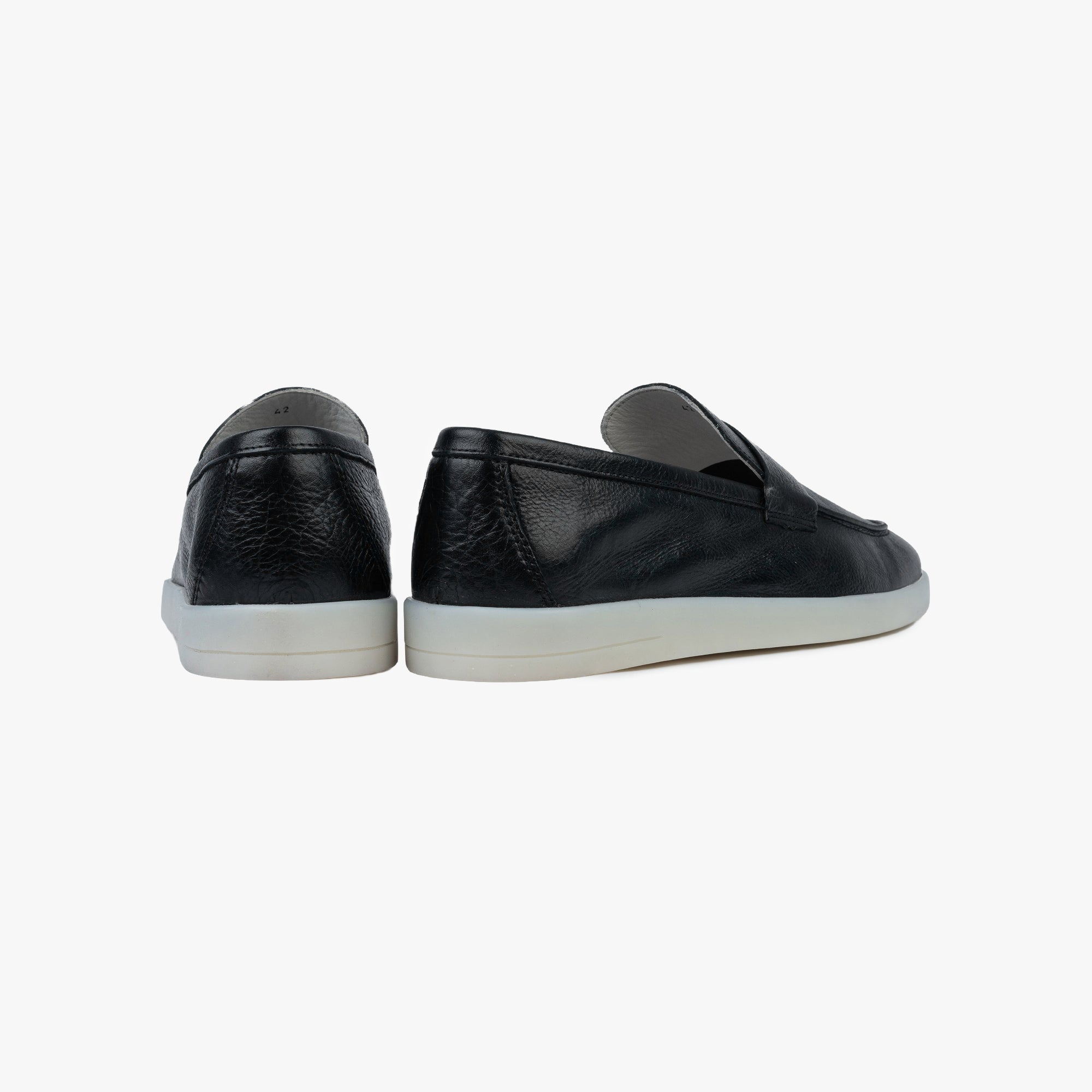Milan Loafer zwart leer