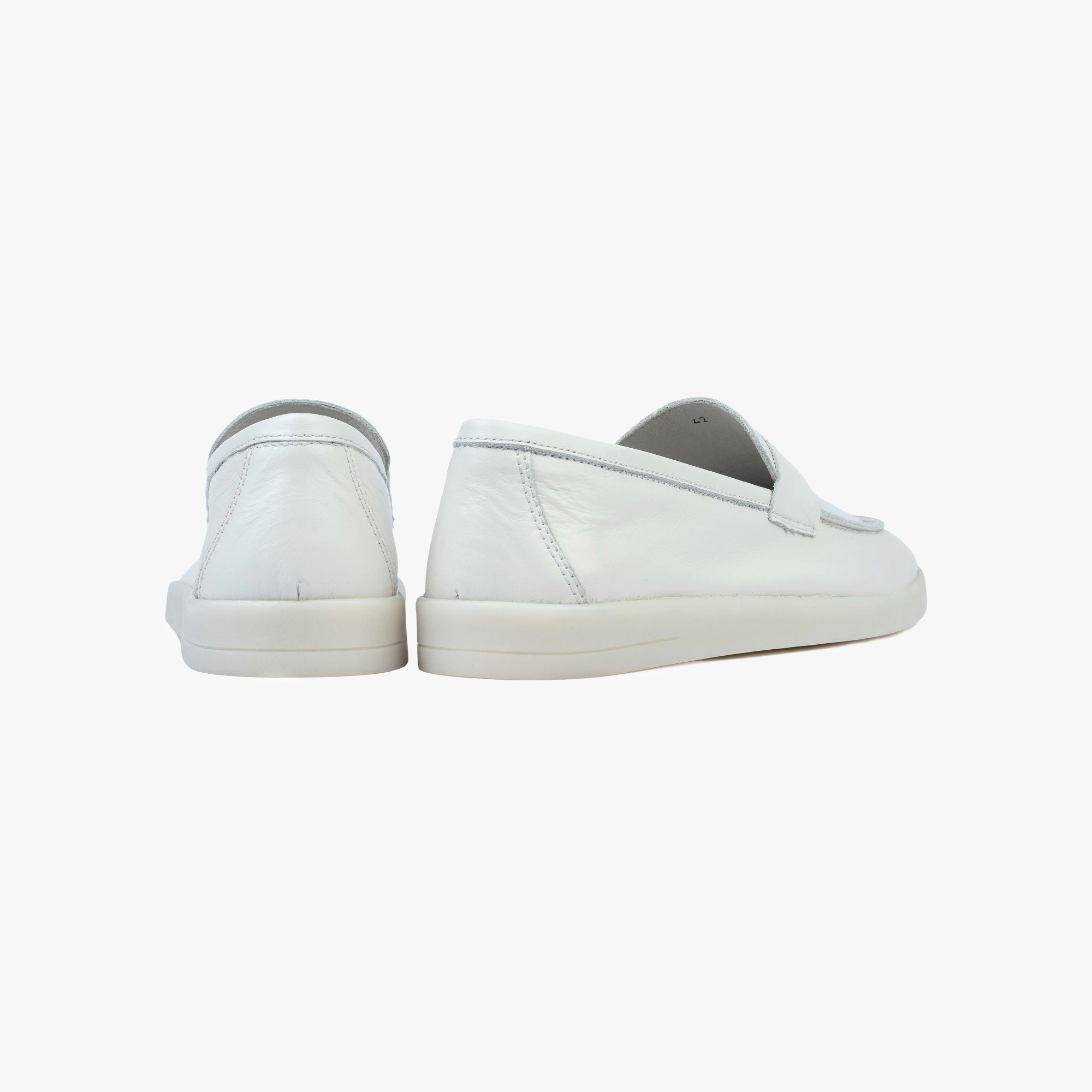 Milan Loafer Off White Leer